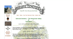 Desktop Screenshot of oakwoodcemetery.net